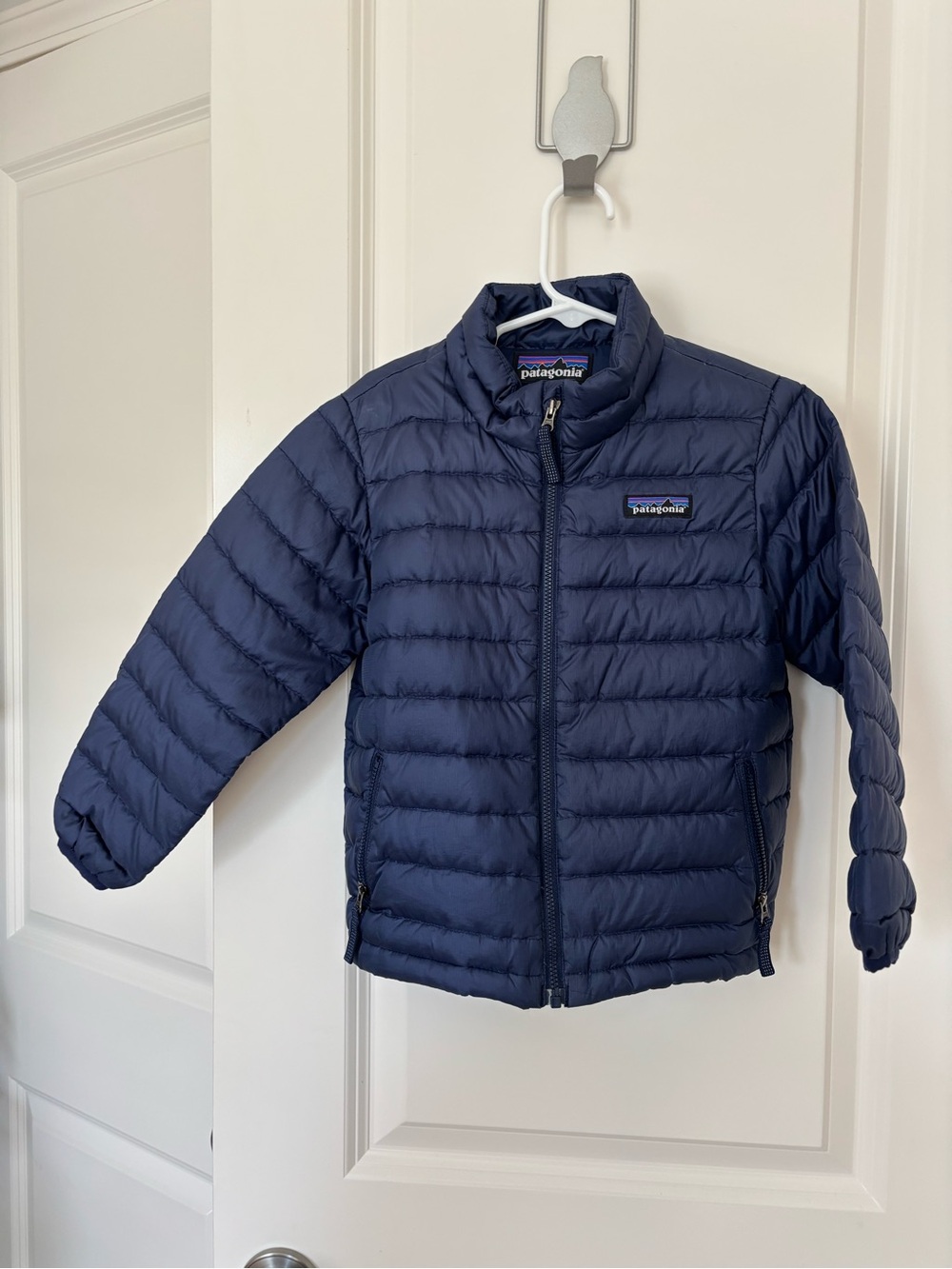 Patagonia Kids' Navy Lightweight Down Puffer Jacket 4T